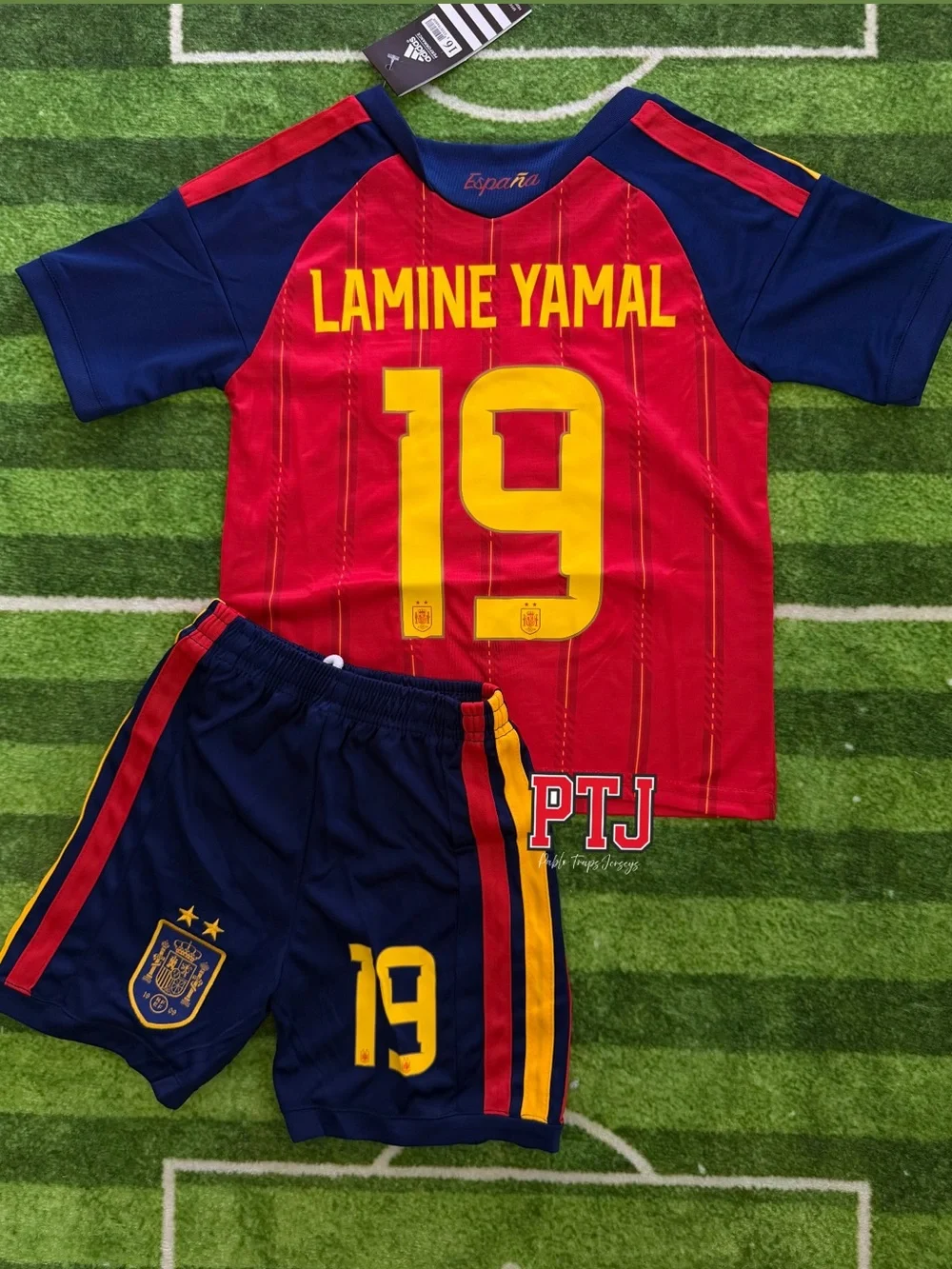 Lamine Yamal Kids 2026 Spain World Champions Jersey Kit